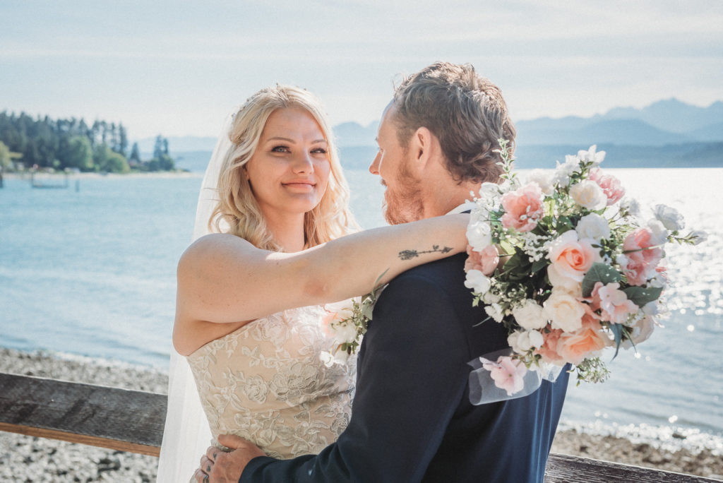 Intimate Forest Wedding, Kitsap Memorial Park, Poulsbo, WA