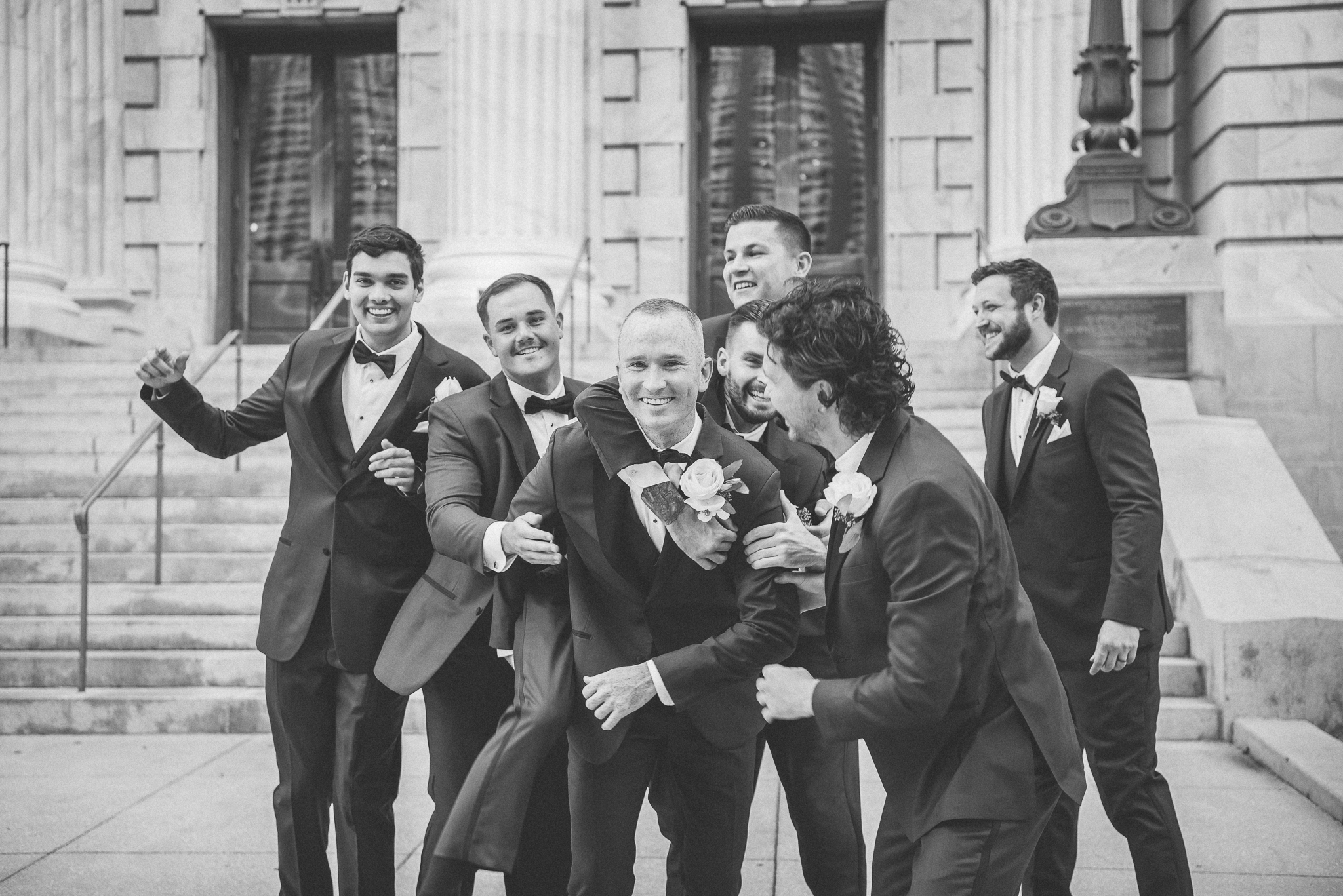Groomsmen Photos, Le Meridien Tampa, The Courthouse, Caleo Photography