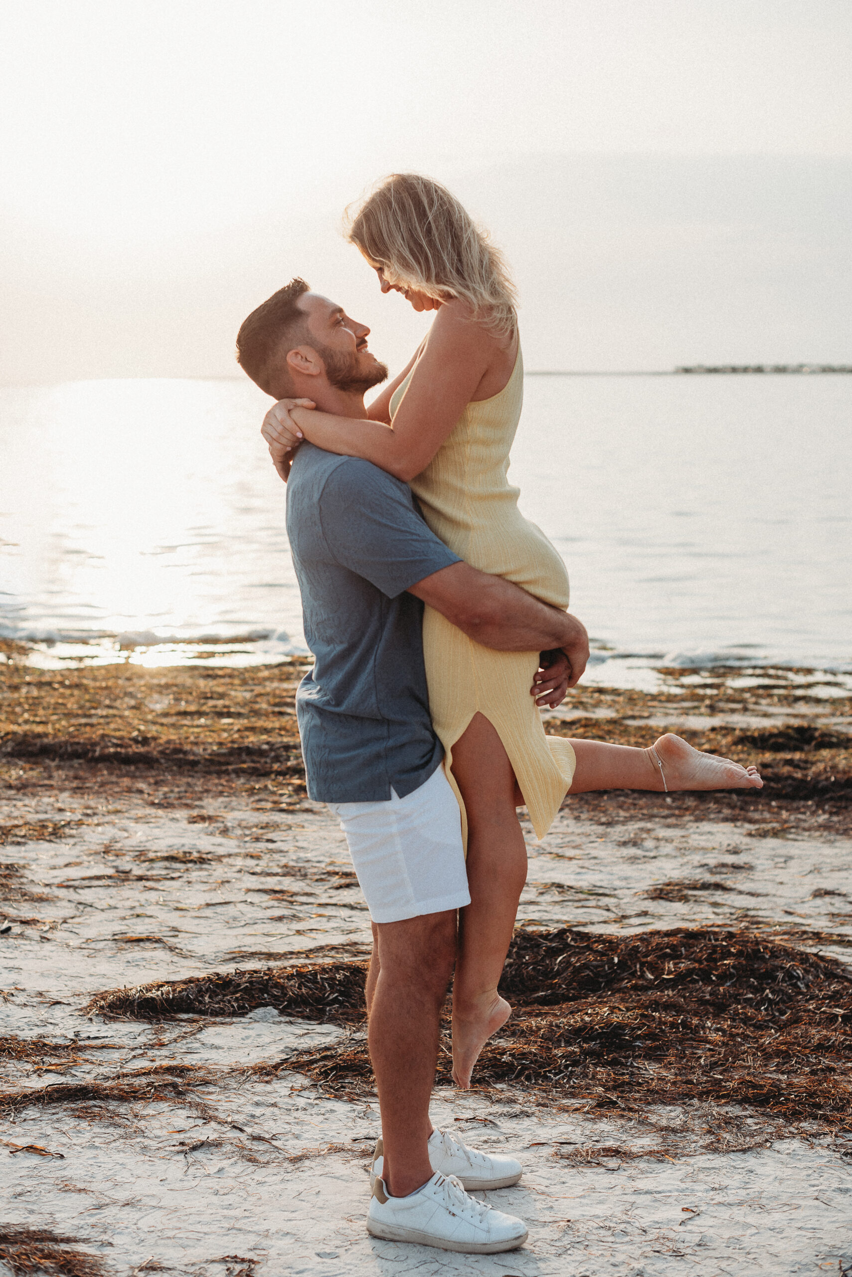 Sunset Beach engagement session Tarpon Springs
