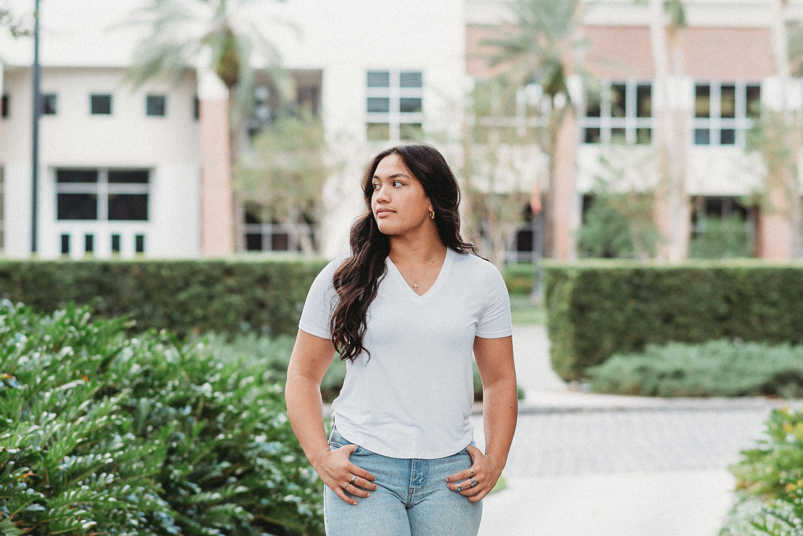Senior girl photo session, university of tampa
